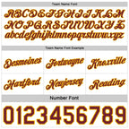 Custom Reversible Burgundy White-Gold Double Side Star Sublimation Basketball Set Jersey photo 6