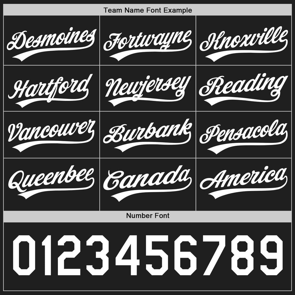 Custom Black-White Reversible Button-Down Baseball Jersey photo 4