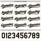 Custom Black Vegas Gold-White Reversible Button-Down Baseball Jersey photo 5