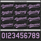 Custom Black-Light Purple Reversible Button-Down Baseball Jersey photo 4