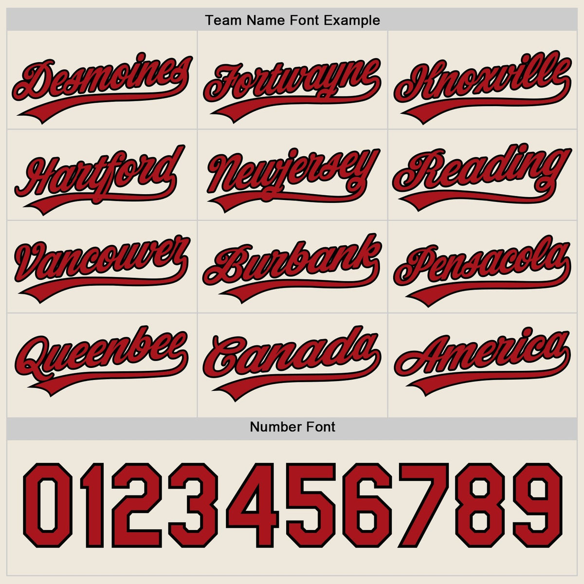Custom Red Black-Cream Reversible Button-Down Baseball Jersey photo 5