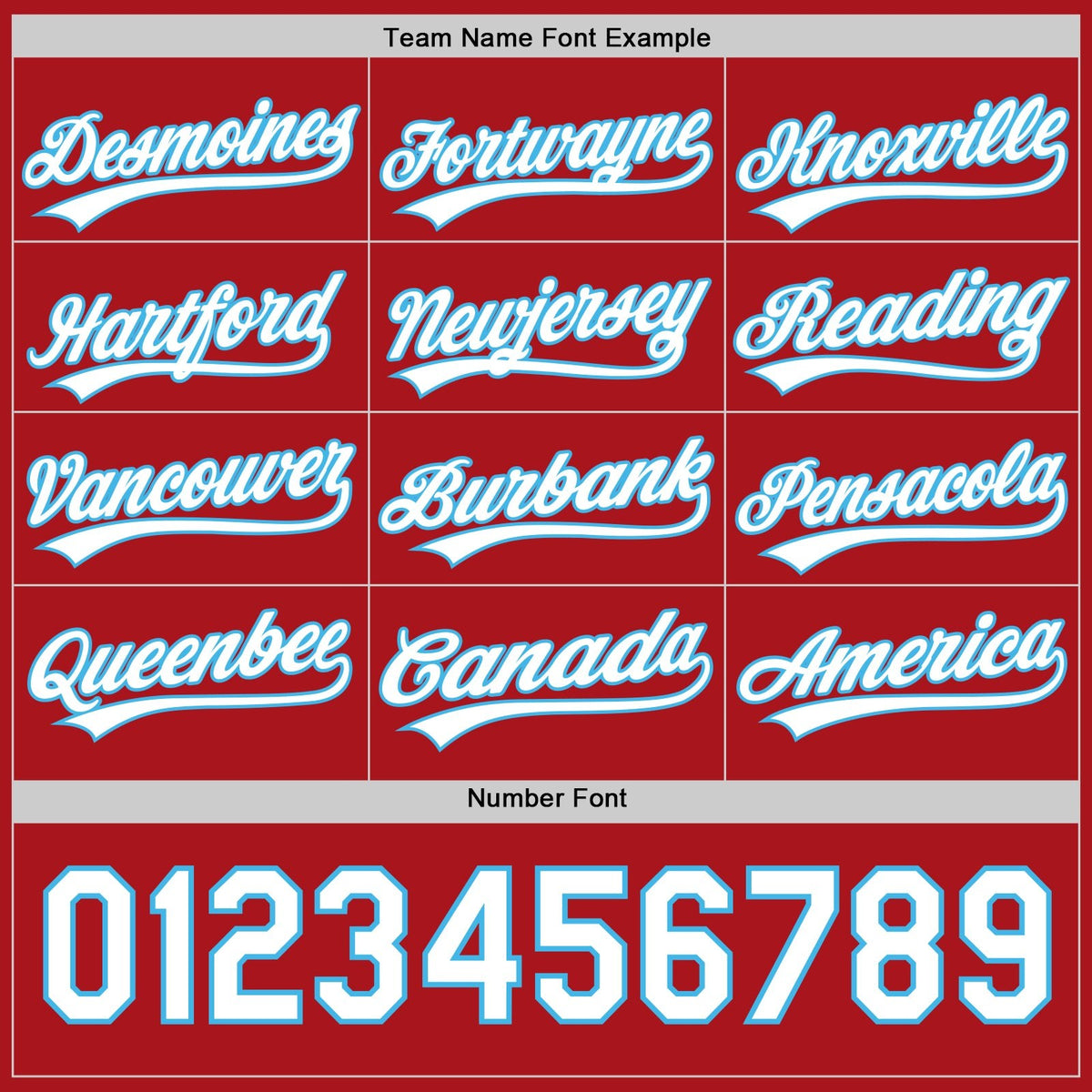Custom Red White-Sky Blue Reversible Button-Down Baseball Jersey photo 4