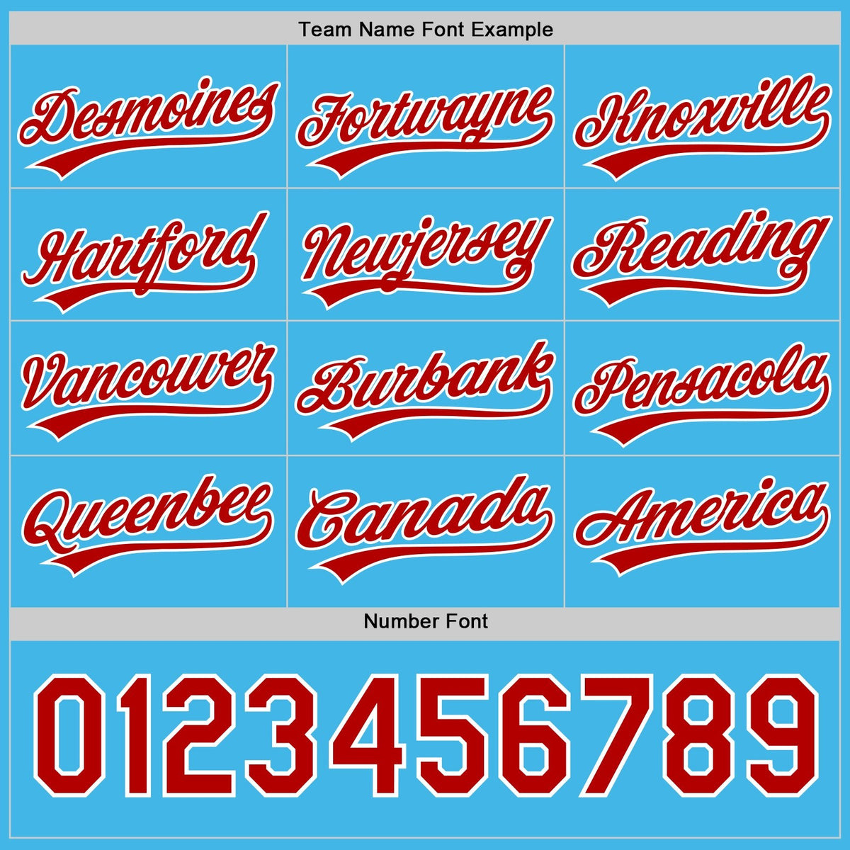 Custom Red White-Sky Blue Reversible Button-Down Baseball Jersey photo 5