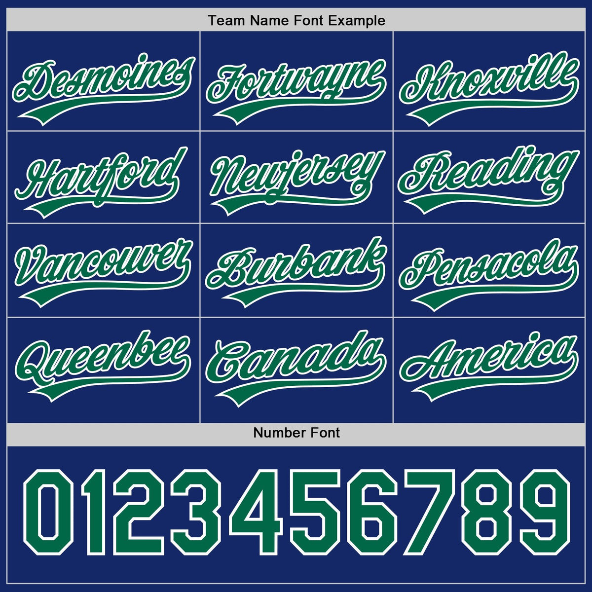 Custom Royal Kelly Green-White Reversible Button-Down Baseball Jersey photo 4