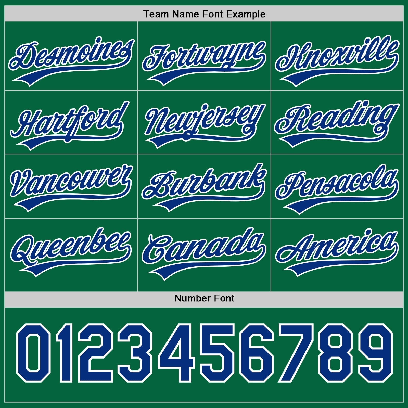 Custom Royal Kelly Green-White Reversible Button-Down Baseball Jersey photo 5