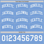 Custom Royal-White Reversible Button-Down Baseball Jersey photo 5