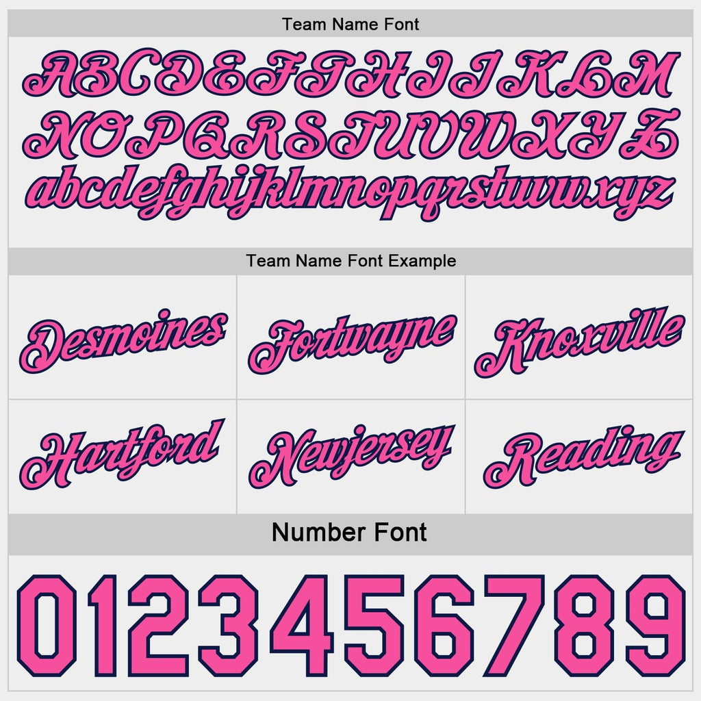 Custom Navy Pink Pinstripe-White Side Panels Reversible Double Side Sublimation Basketball Set Jersey photo 6