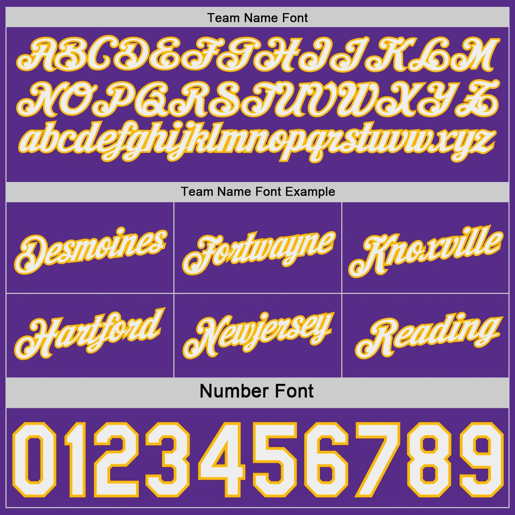 Custom Purple Gold Pinstripe-White Side Panels Reversible Double Side Sublimation Basketball Set Jersey photo 5