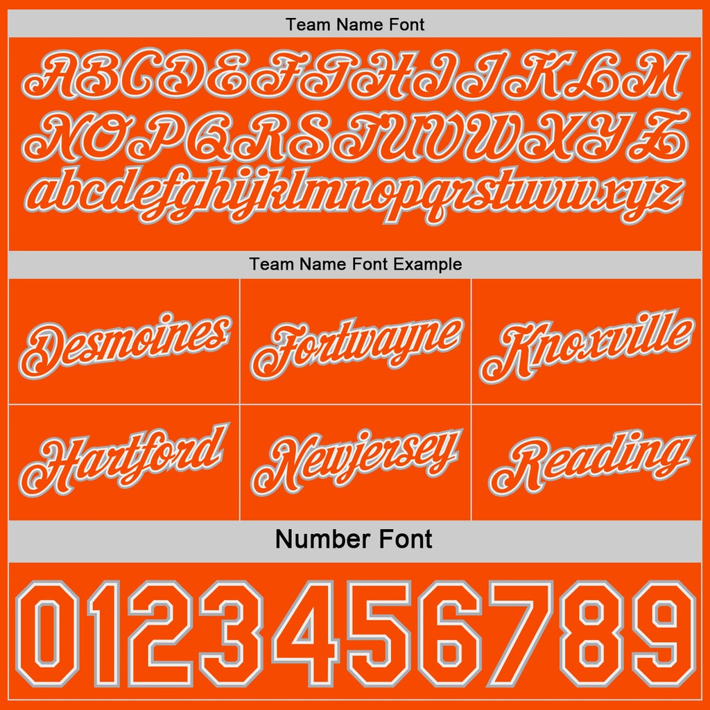 Custom Orange Gray Pinstripe-White Side Panels Reversible Double Side Sublimation Basketball Set Jersey photo 5