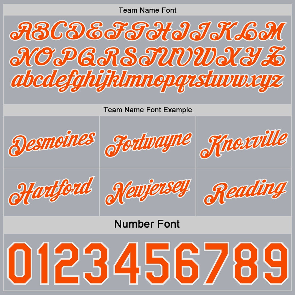 Custom Orange Gray Pinstripe-White Side Panels Reversible Double Side Sublimation Basketball Set Jersey photo 6