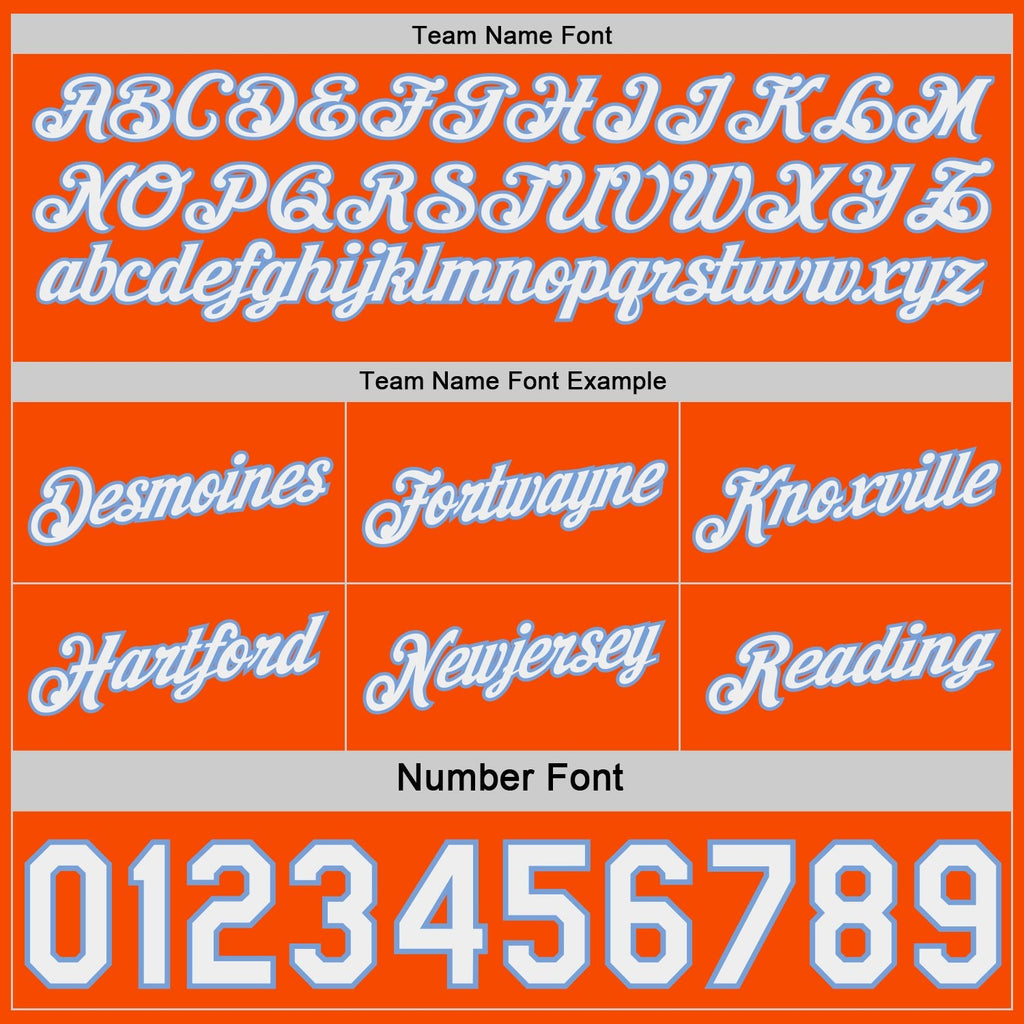 Custom Orange White Pinstripe-Light Blue Side Panels Reversible Double Side Sublimation Basketball Set Jersey photo 5