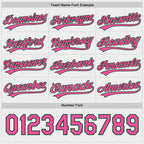 Custom Green White-Pink Reversible Button-Down Baseball Jersey photo 6