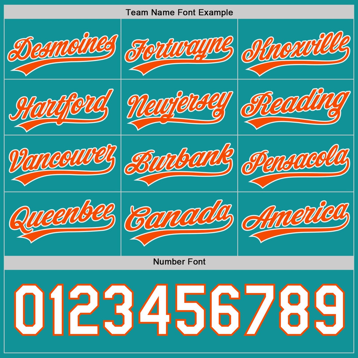 Custom Teal Orange-White Reversible Button-Down Baseball Jersey photo 5