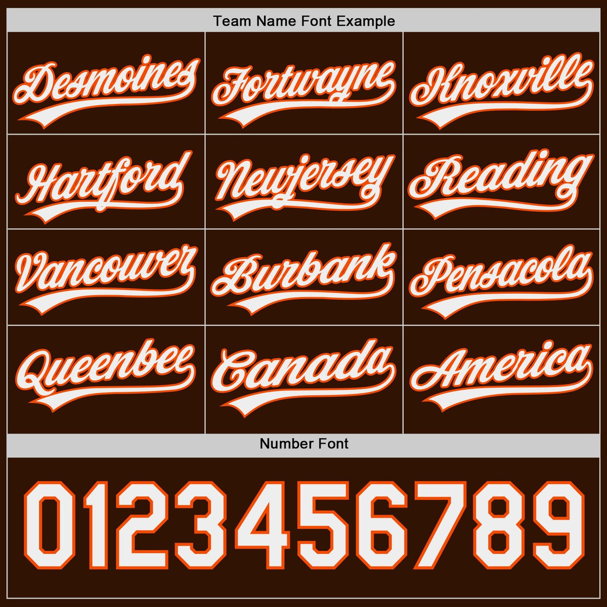 Custom Brown White-Orange Reversible Button-Down Baseball Jersey photo 5