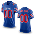 Custom Royal Red-White Mesh Authentic Football Jersey
