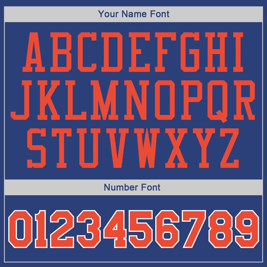 Custom Stitched Royal Orange-White Sports Pullover Sweatshirt Hoodie photo 4