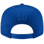 Custom Royal Royal-Red Stitched Adjustable Snapback Hat photo 3