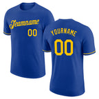 Custom Royal Gold Performance T-Shirt
