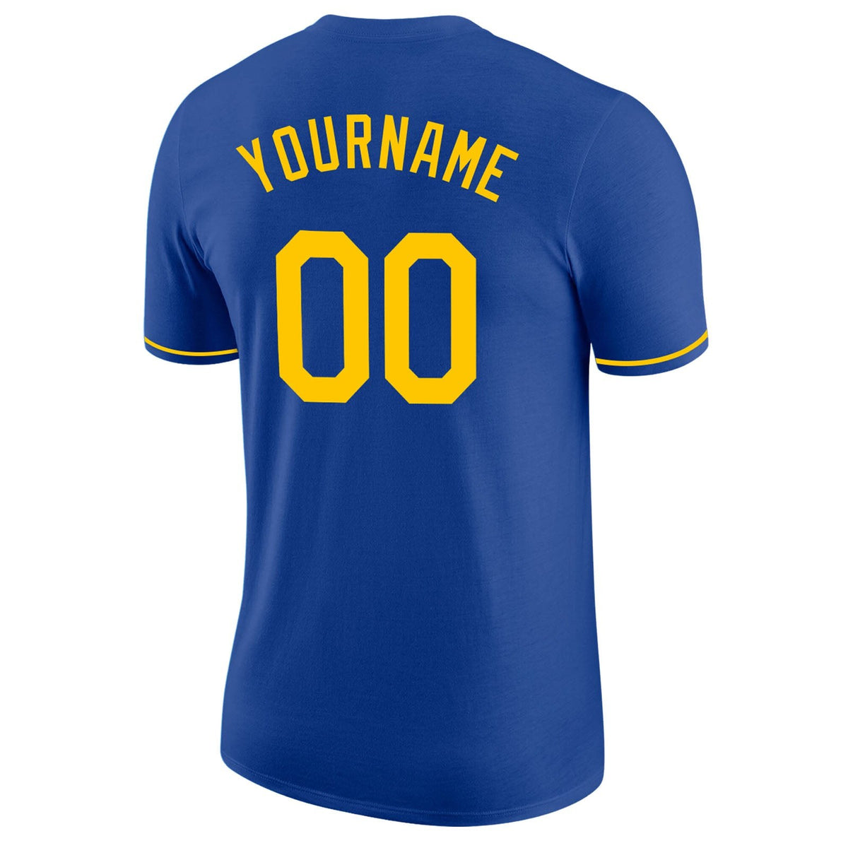 Custom Royal Gold Performance T-Shirt photo 5