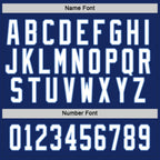 Custom Royal White-Light Blue Hockey Jersey photo 4