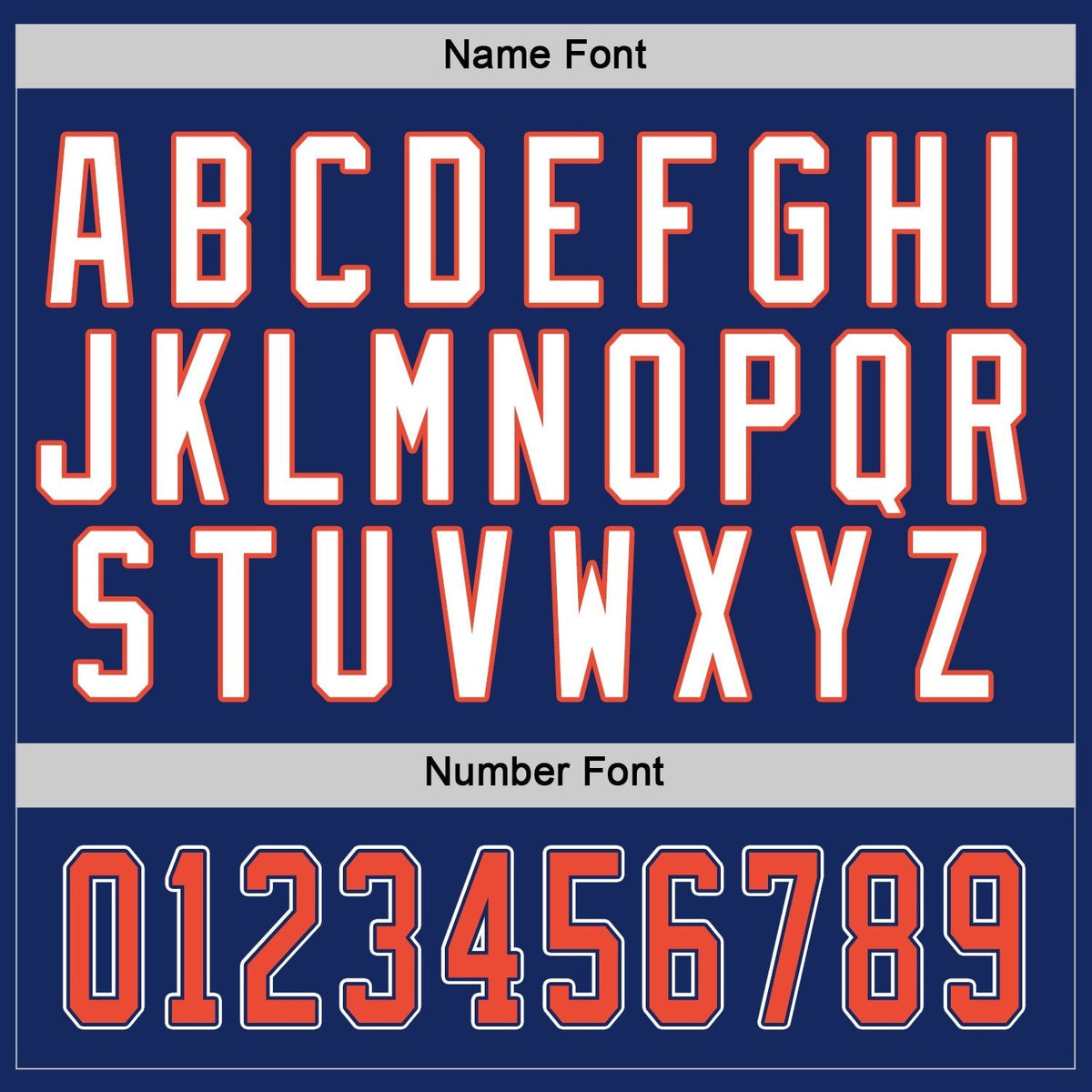 Custom Royal Orange-White Hockey Jersey photo 2