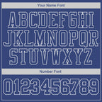 Custom Stitched Royal Royal-White Sports Pullover Sweatshirt Hoodie photo 3