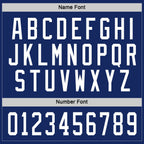 Custom Royal White Hockey Jersey photo 3