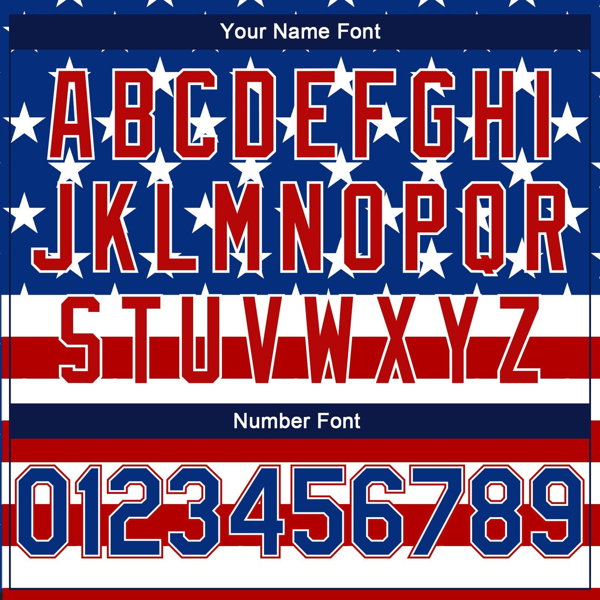Custom Royal Royal-Red 3D Pattern Design American Flag Authentic Basketball Jersey photo 3