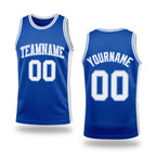 Custom Royal White-Light Blue Authentic Throwback Basketball Jersey