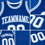 Custom Royal White-Light Blue Authentic Throwback Basketball Jersey detail