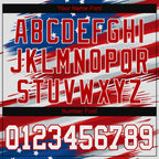 Custom Royal White-Red 3D American Flag Performance T-Shirt photo 3