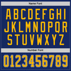 Custom Royal Gold-White Hockey Jersey photo 3