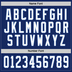 Custom Royal White-Light Blue Hockey Jersey photo 3