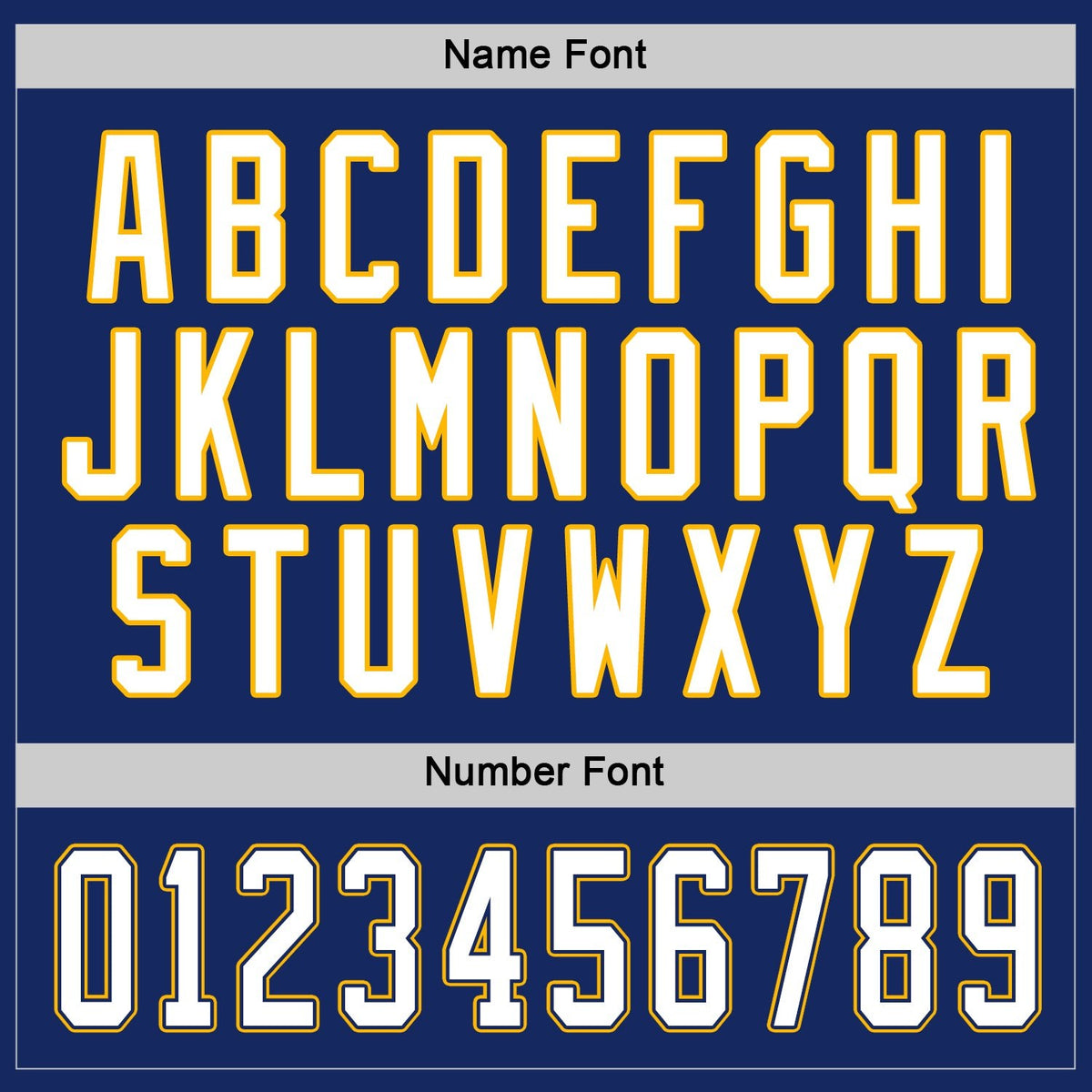 Custom Royal White Navy-Gold Hockey Jersey photo 3