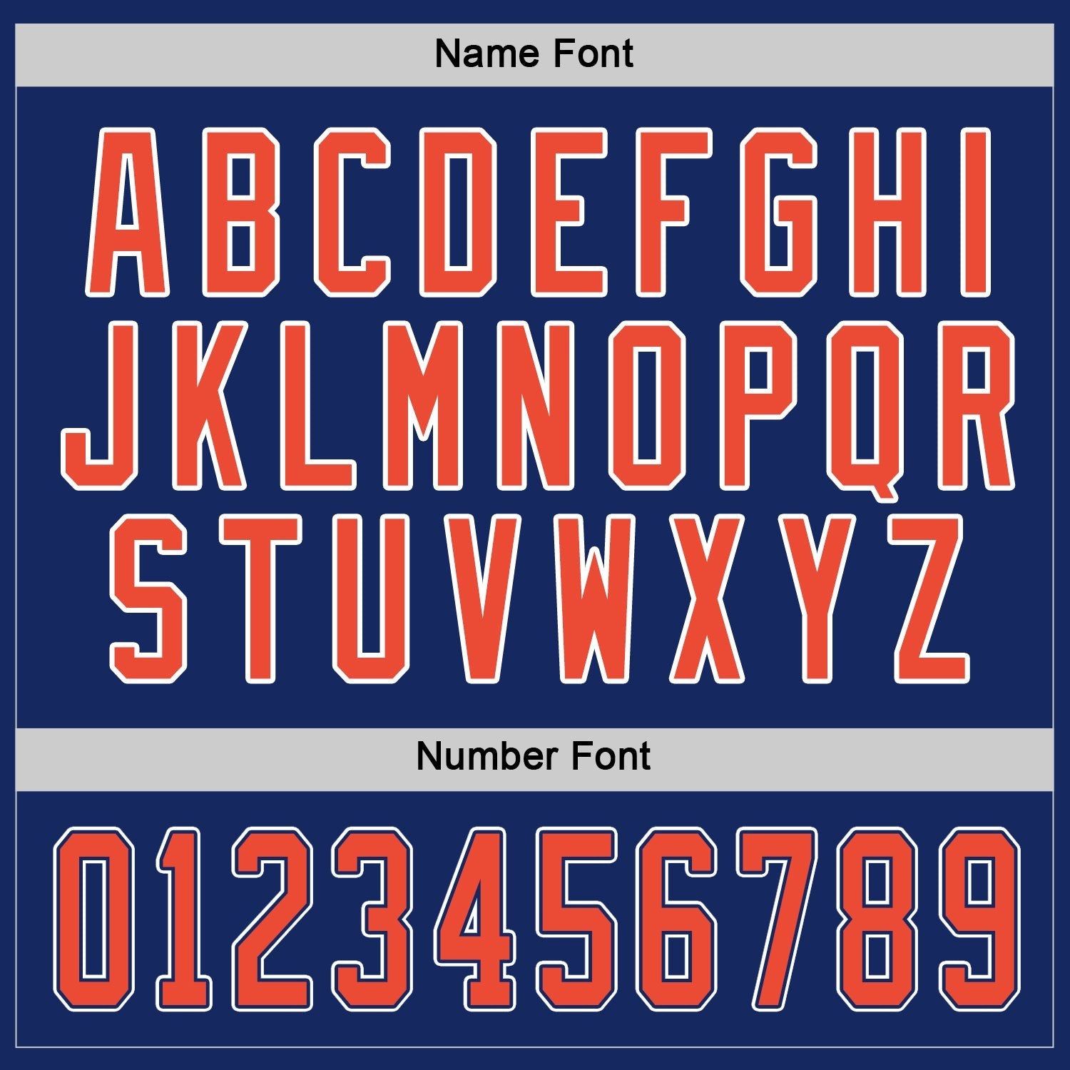 Custom Royal Orange-White Hockey Jersey photo 3