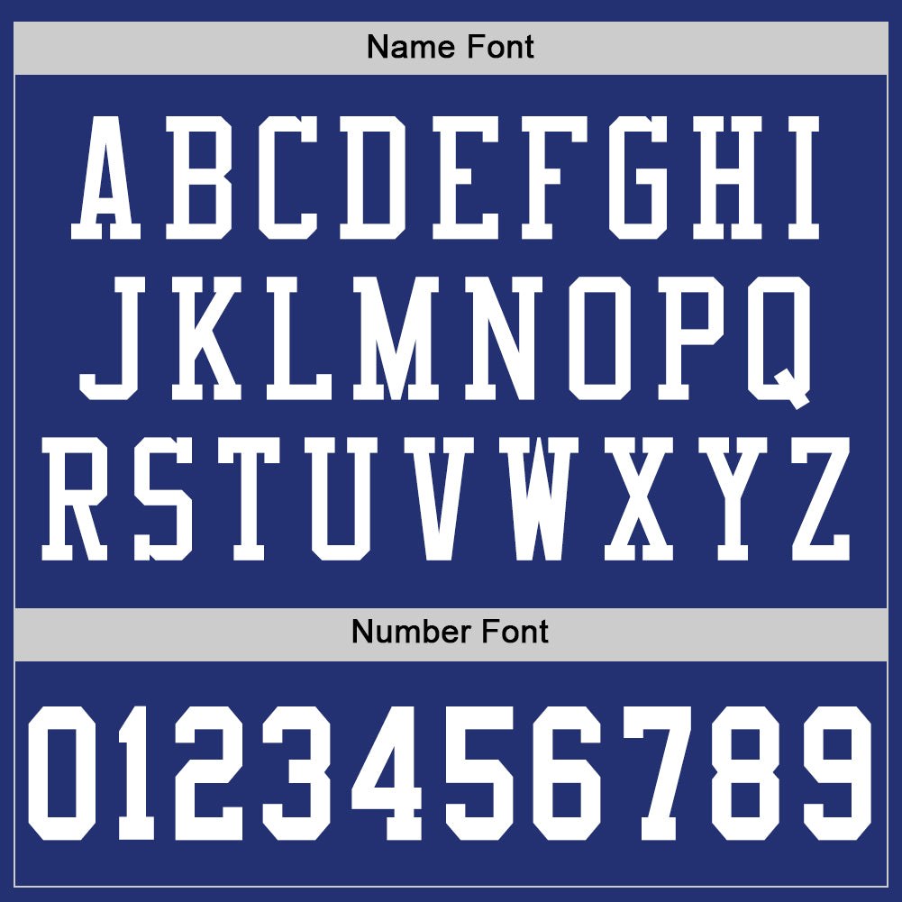 Custom Royal White Mesh Authentic Football Jersey photo 3