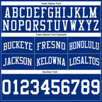 Custom Royal White Authentic Throwback Basketball Shorts photo 2