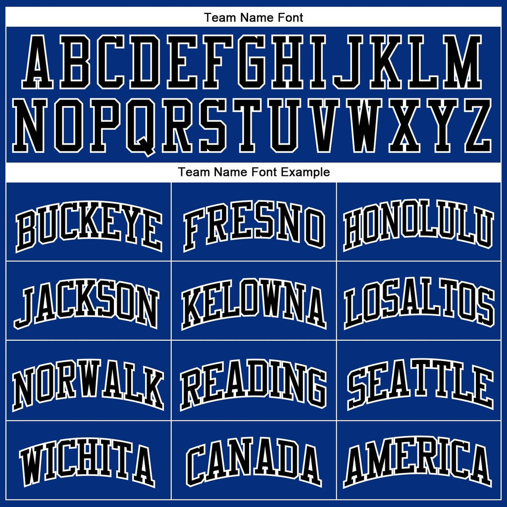 Custom Royal White Pinstripe Black-White Authentic Basketball Jersey photo 2