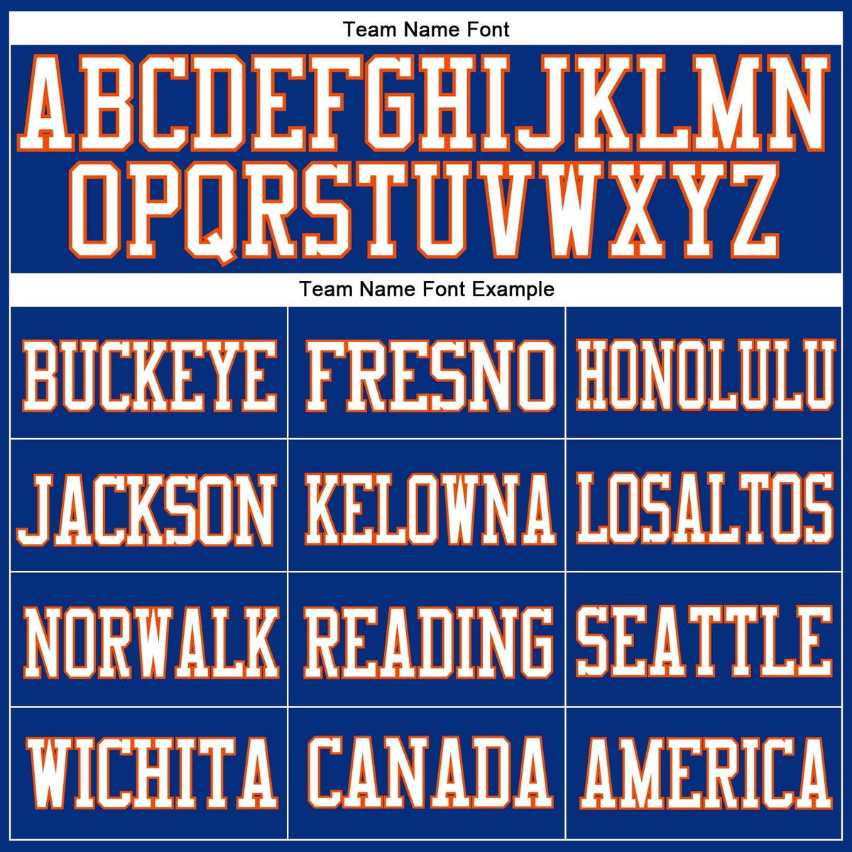 Custom Royal White-Orange Mesh Authentic Football Jersey photo 2