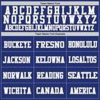 Custom Royal White-Gray Mesh Authentic Football Jersey photo 2
