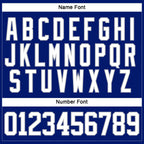 Custom Royal White-Gray Hockey Lace Neck Jersey photo 4