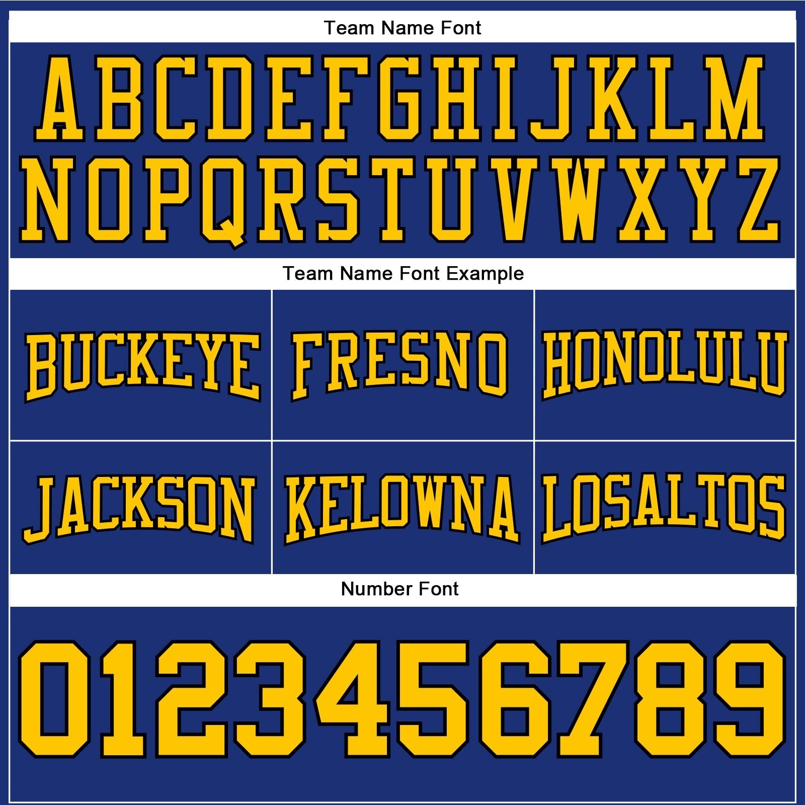 Custom Stitched Royal Yellow-Black Football Pullover Sweatshirt Hoodie photo 3