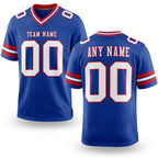 Custom Royal White-Red Authentic Football Jersey