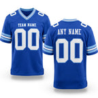Custom Royal White-Light Blue Authentic Football Jersey