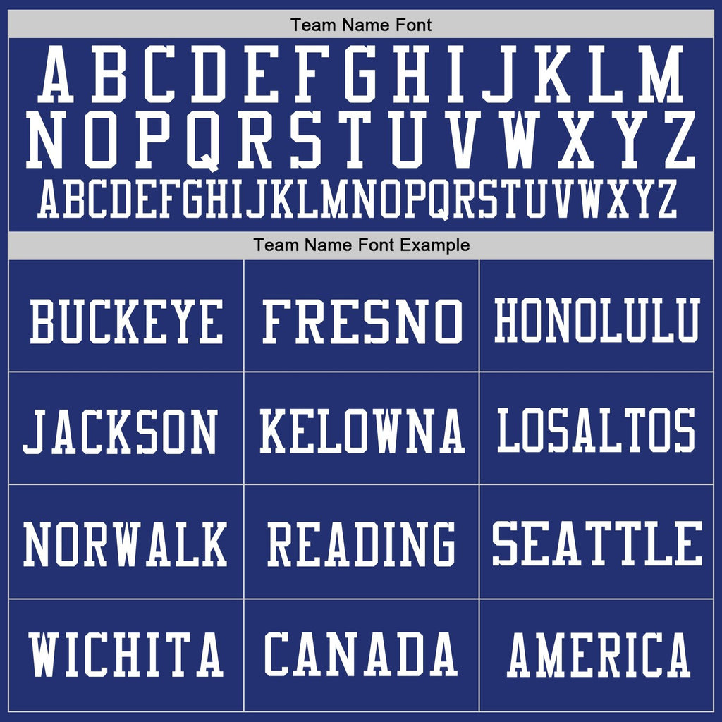 Custom Royal White Mesh Authentic Throwback Football Jersey photo 2