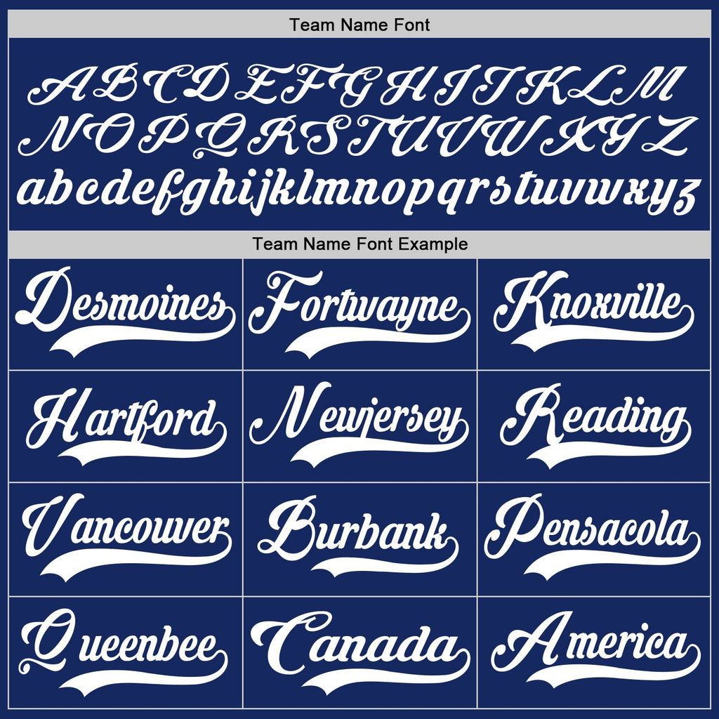 Custom Royal White Hockey Jersey photo 3