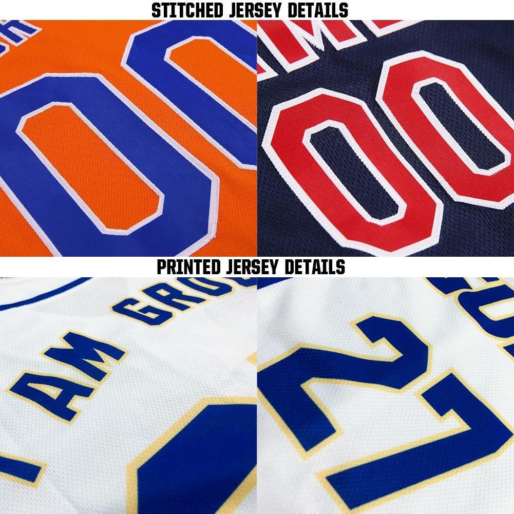 Custom Black Orange Baseball Jersey photo 5