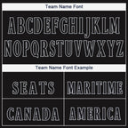 Custom Black Gray Baseball Jersey photo 4