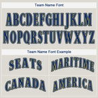 Custom Cream Royal-Gold Baseball Jersey photo 4