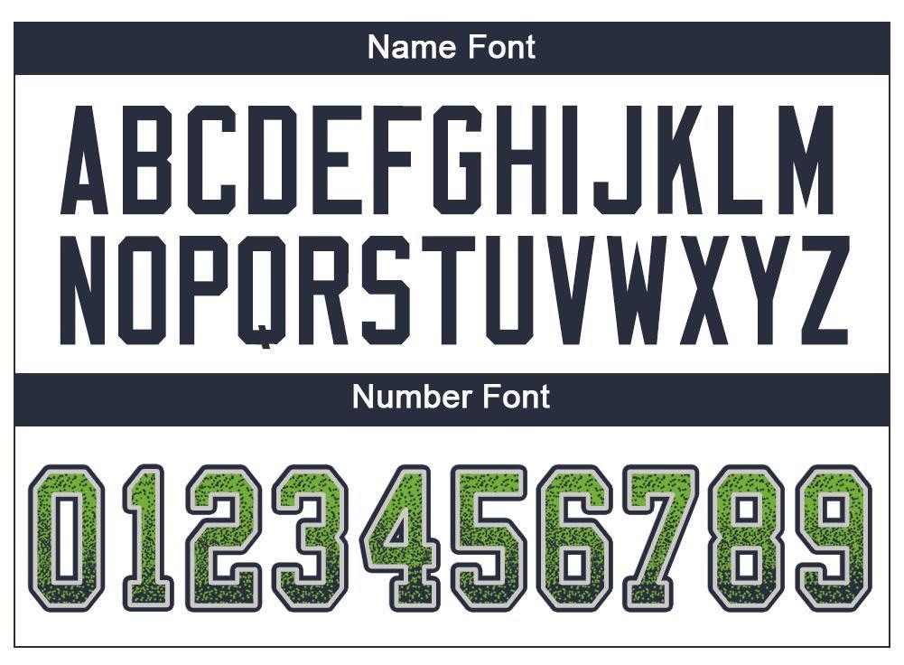 Custom Neon Green Navy-Gray Drift Fashion Football Jersey photo 3